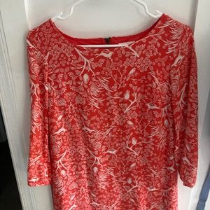 Old Navy Coral Floral Dress XS